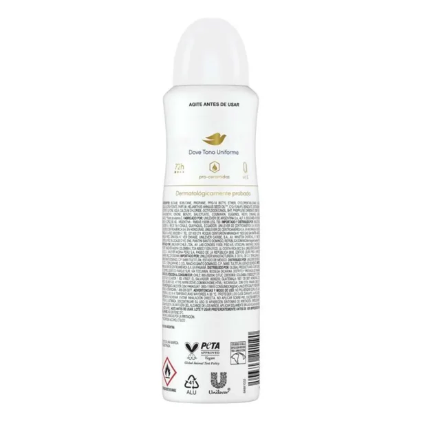 Dove Desodorante Spray Tono Uniforme Coco 150 ml