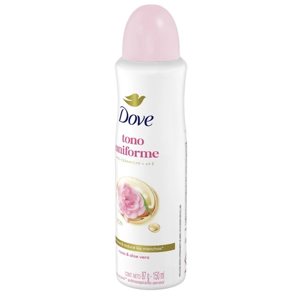 Dove Desodorante Spray Tono Uniforme Rosas 150 ml